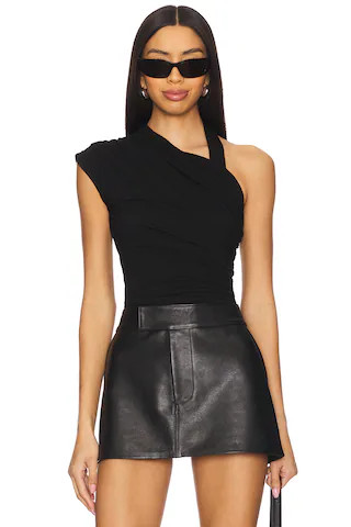 superdown Agathe Top in Black from Revolve.com | Revolve Clothing (Global)