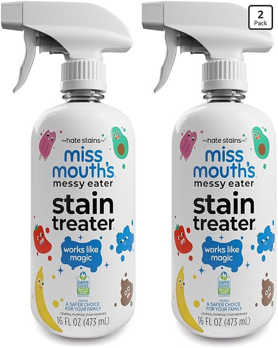 Miss Mouth\u2019s Messy Eater Stain Treater Spray - Stain Remover - Newborn & Baby Essentials - 2... | Amazon (US)