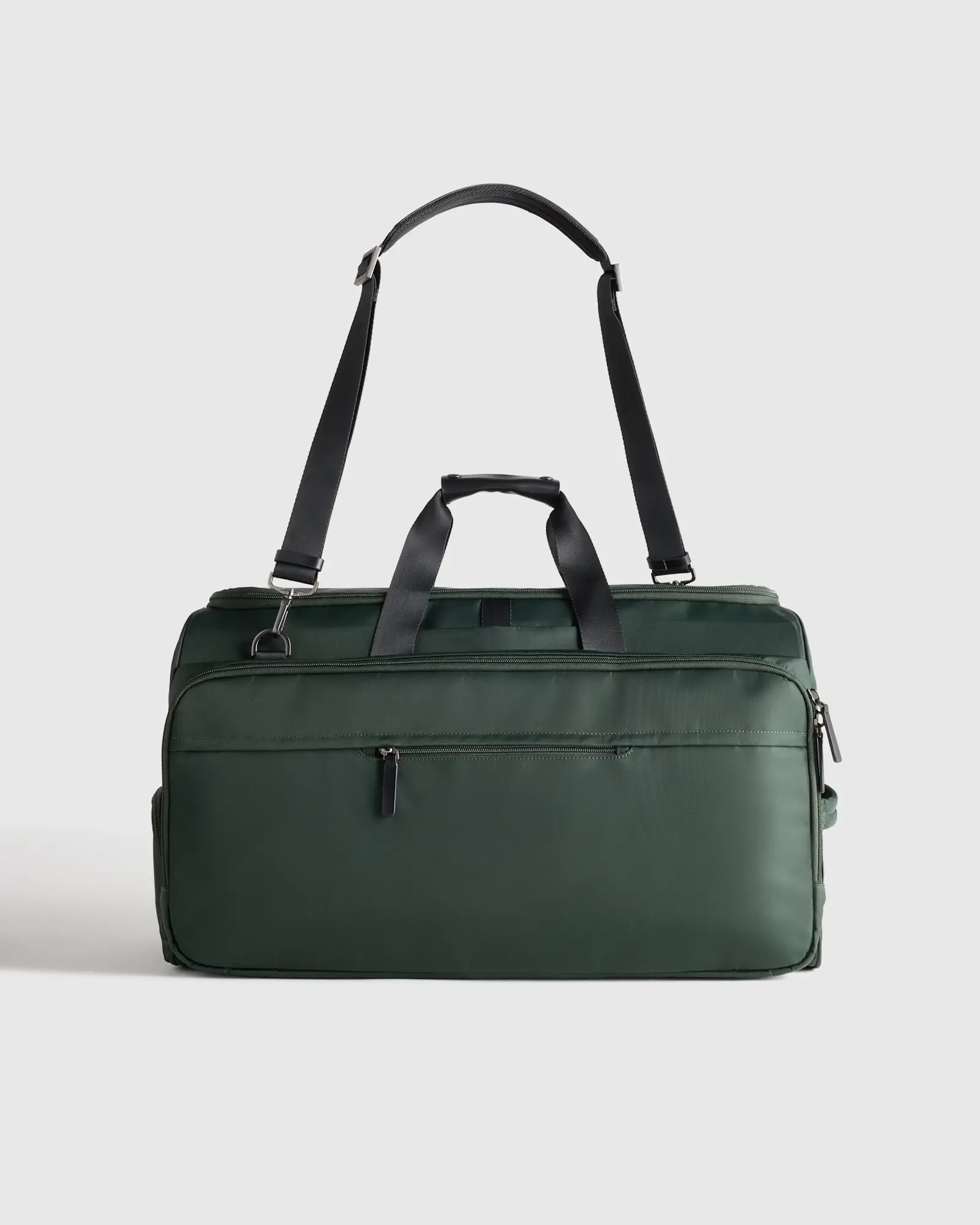 Voyage Nylon Garment Duffle in Dark Green | Quince