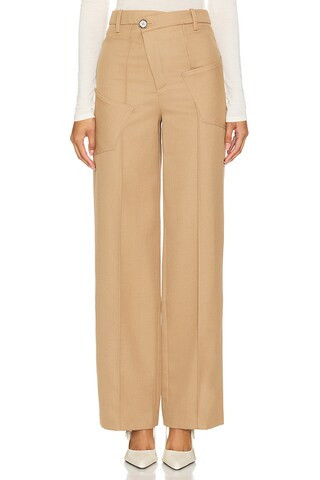 Camila Coelho Mimi Pant in Dark Taupe from Revolve.com | Revolve Clothing (Global)