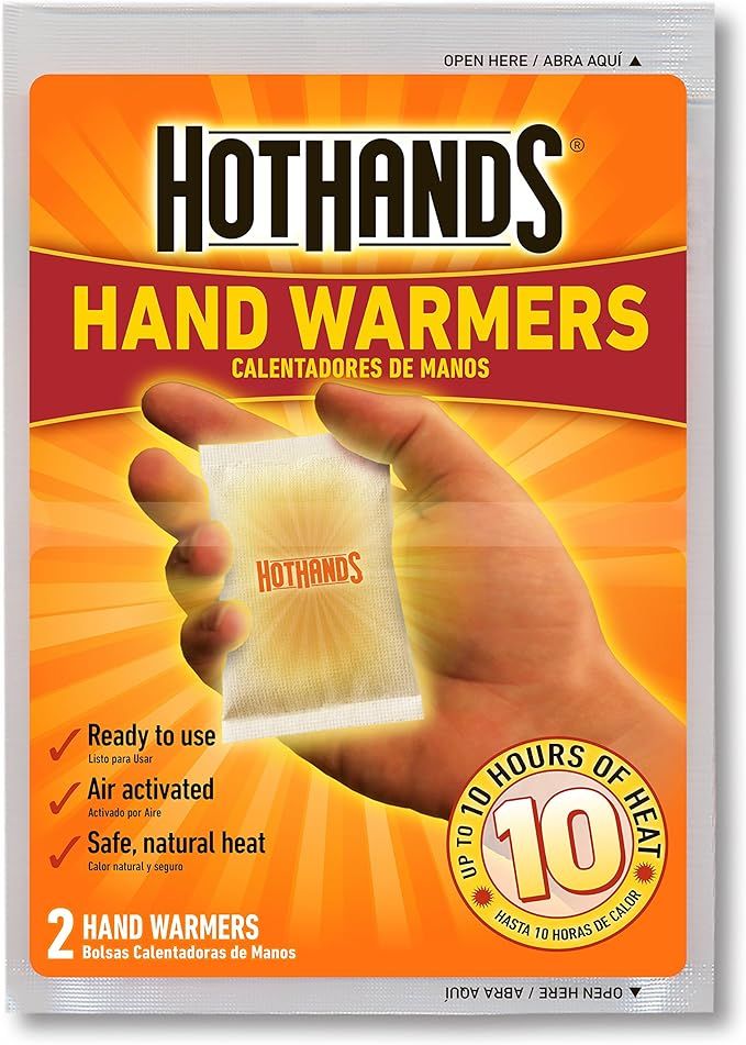 HotHands Hand Warmers - Long Lasting Safe Natural Odorless Air Activated Warmers - Up to 10 Hours... | Amazon (US)