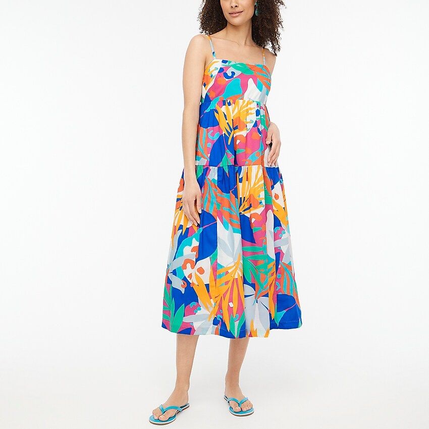 Tie-back maxi dress | J.Crew Factory