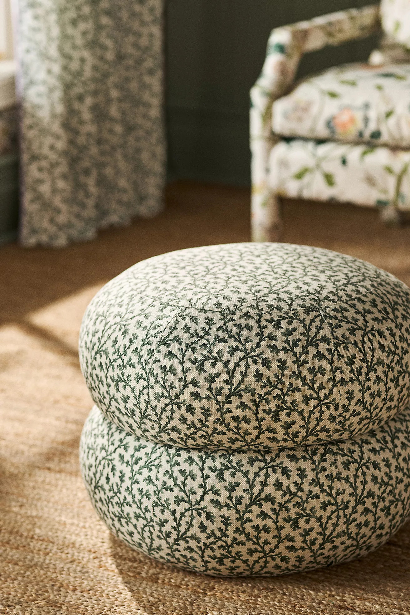 Muntz Ottoman | Anthropologie (US)