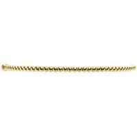 Karen Lazar - 2 Mm Yellow Gold Filled Bead Flex Bracelet | Etsy (US)