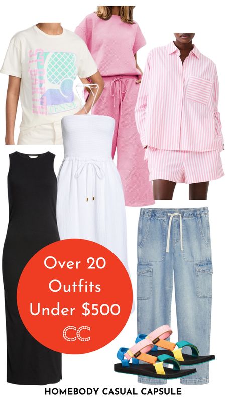 Homebody capsule wardrobe under $500 
Get the free checklist and look book here 

https://closetchoreography.com/summer-clothes-women-over-40-will-actually-wear-homebody-capsule-wardrobe/

#LTKOver40 #LTKSaleAlert #LTKFindsUnder50