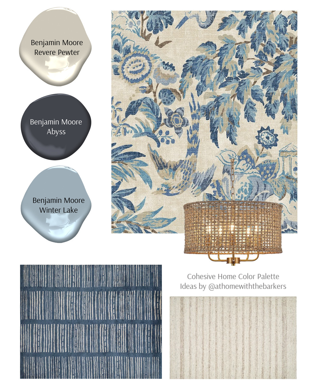 DIY home decorating, wallpaper and rug coordination 

 #LTKHome #LTKSaleAlert