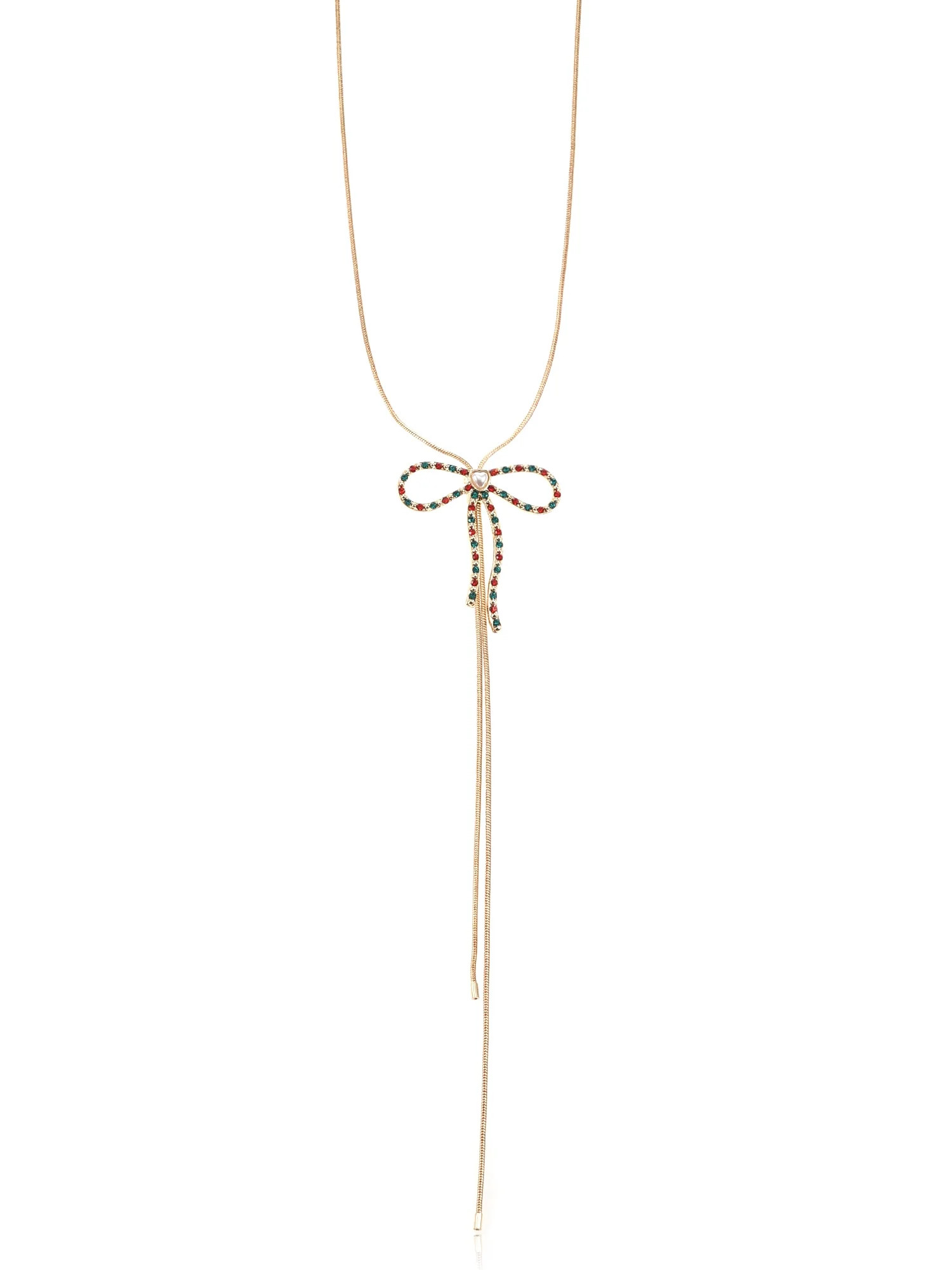 Packed Party Bow Lariat Necklace | Walmart (US)