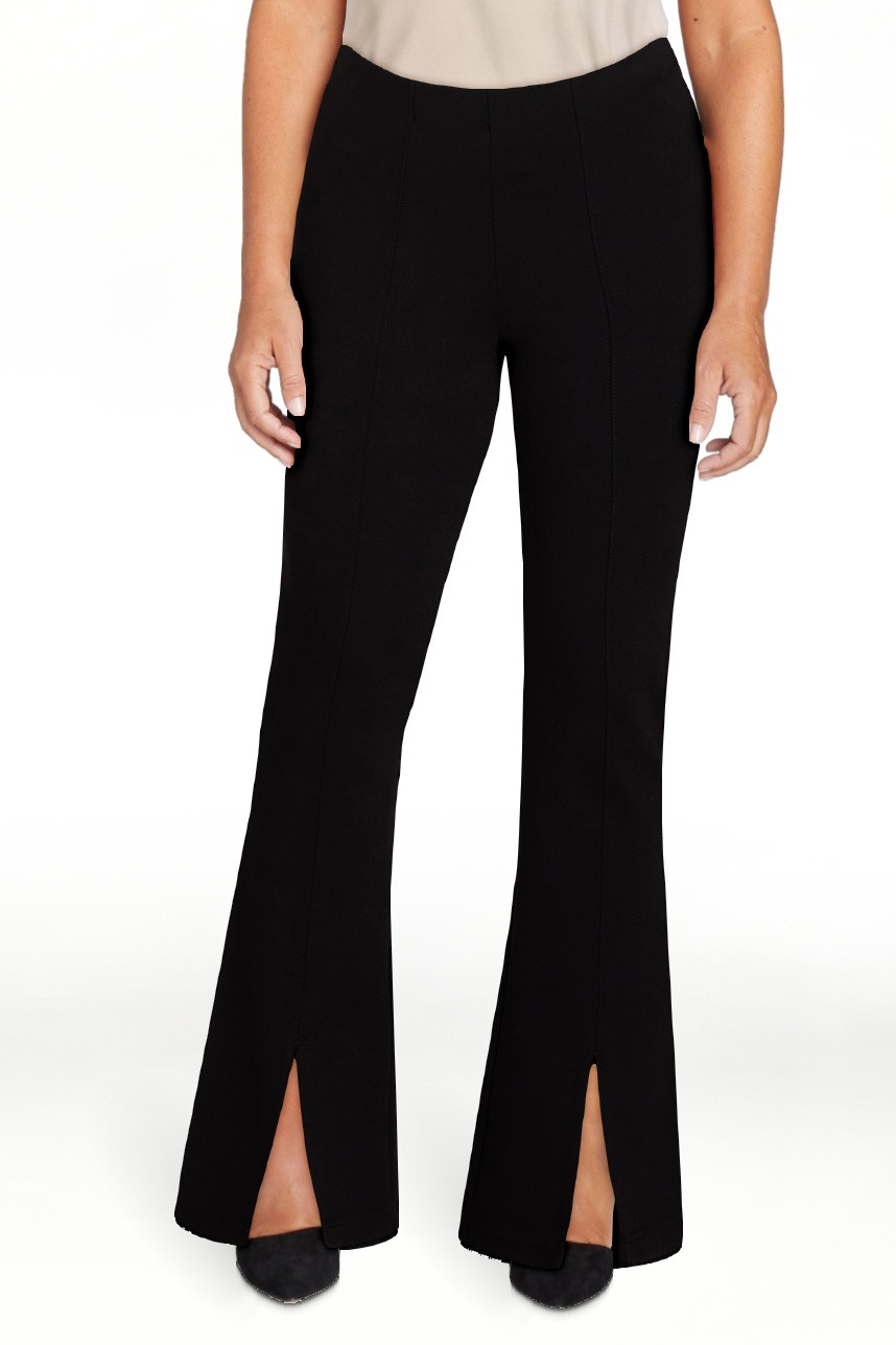 Time and Tru Women's Flare Ponte Pants, Sizes XS-XXXL | Walmart (US)