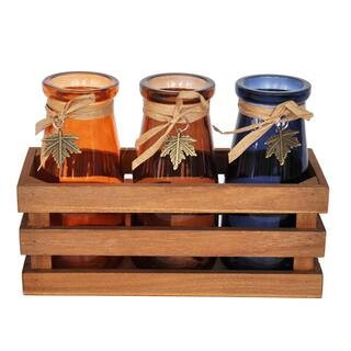 Glass Bottle Container Set in Crate by Ashland® | Michaels Stores