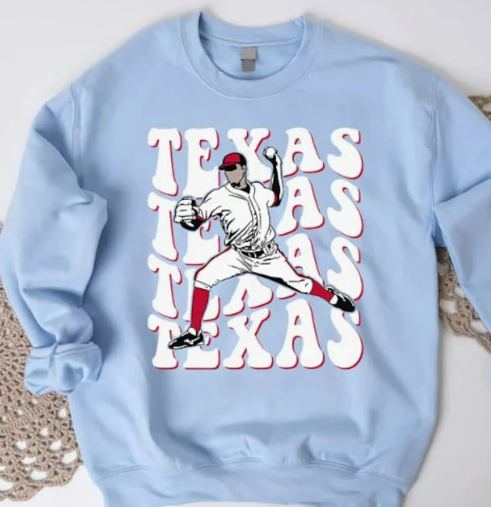 Vintage Texas Ranger Baseball T-Shirt Sweatshirt Hoodie, Vintage Texas Baseball Crewneck Sweatshi... | Etsy (US)