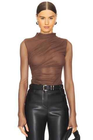Remy Sleeveless Top in Cocoa | Revolve Clothing (Global)