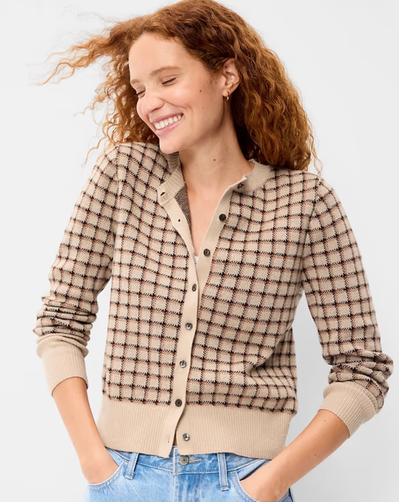 Classic Plaid Cardigan You’ll Wear All Fall 🍂🤎

This Old Navy SoSoft cotton cardigan is the definition of timeless fall style! The neutral plaid pattern pairs beautifully with jeans, trousers, skirts, or layered over a dress for an effortlessly polished look. The soft knit, classic crew neckline, and versatile color palette make it a staple you’ll reach for year after year.

Even better? It’s currently 50% off and comes in several gorgeous colors and prints. A cozy classic that’s perfect for building your fall capsule wardrobe! 🍁✨

Plaid cardigan, Old Navy sweater, neutral fall fashion, cozy cardigan, fall layering, women’s sweaters, classic style, affordable fall fashion, capsule wardrobe essentials, everyday outfits.

#LTKSaleAlert #LTKWorkwear #LTKootd