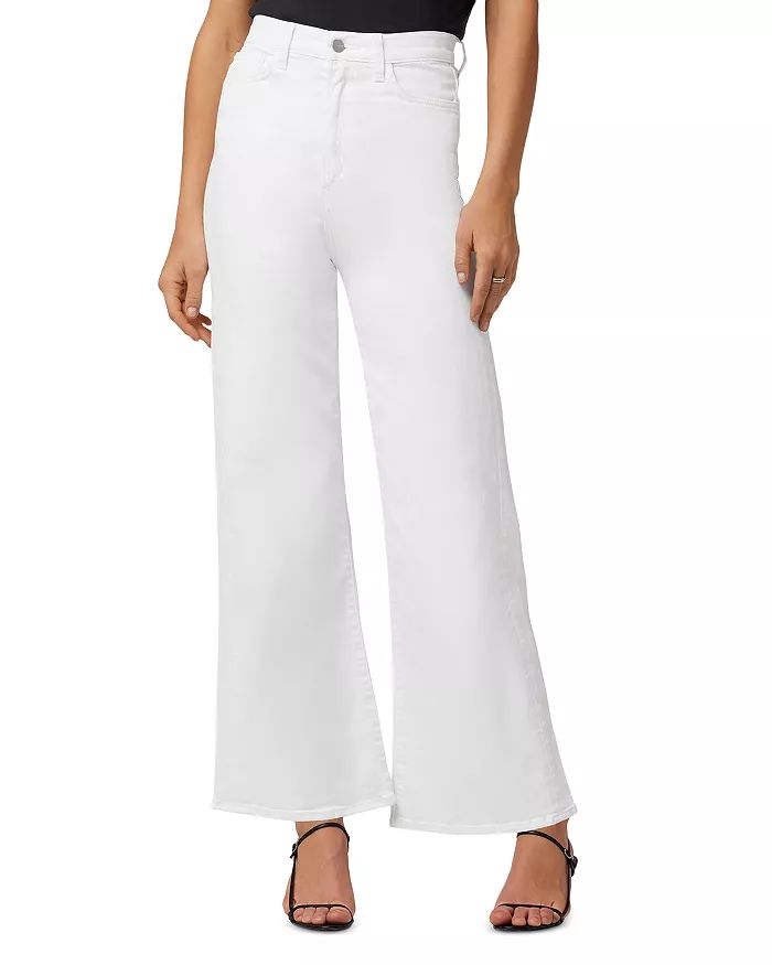 The Mia High Rise Wide Leg Ankle Jeans in White | Bloomingdale's (US)