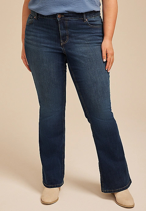 Plus Size m jeans by maurices™ Classic Flare Mid Rise Jean | Maurices