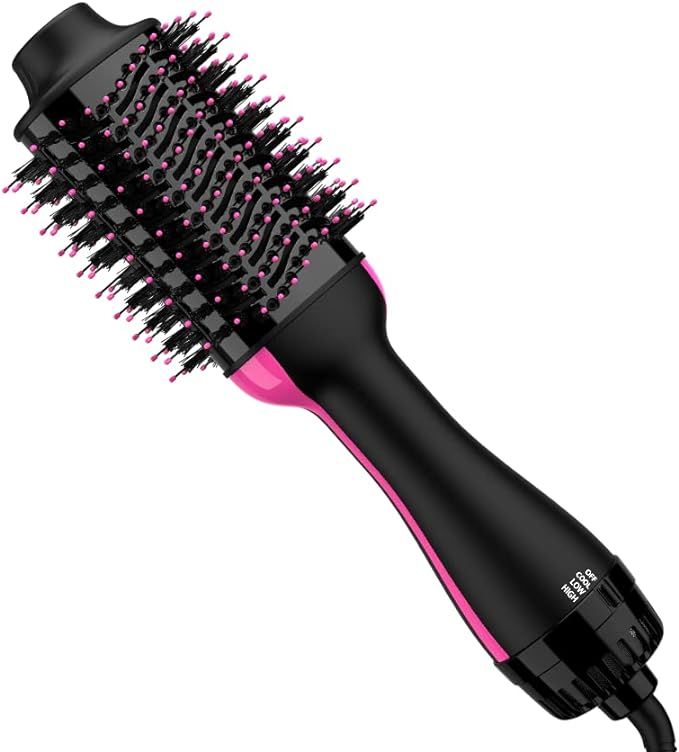 Hair Dryer Brush Blow Dryer Brush in One, 4 in 1 Styling Tools with Ceramic Oval Barrel, and Styl... | Amazon (US)