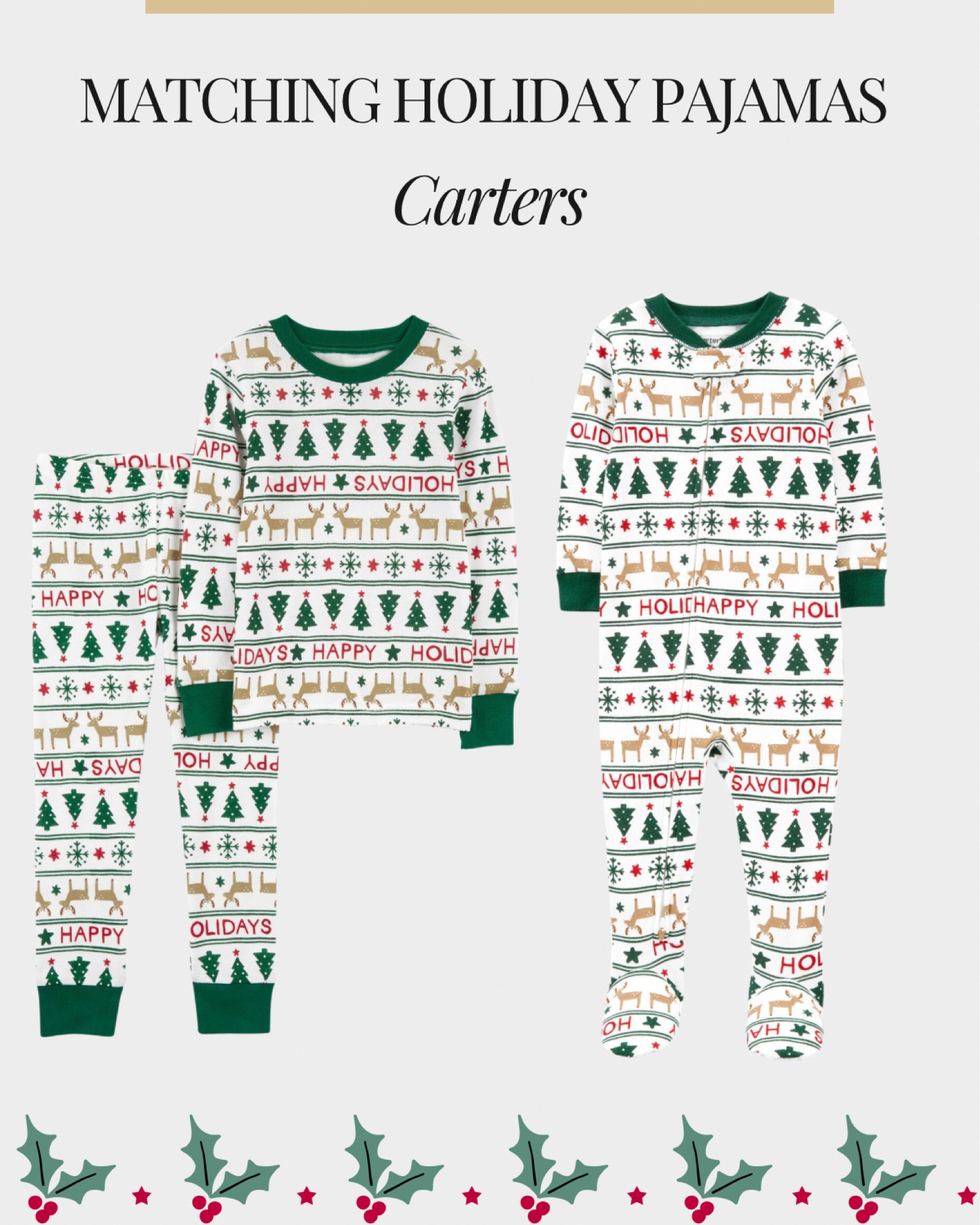 Family Matching Pajamas 

#LTKFamily #LTKSeasonal #LTKHoliday