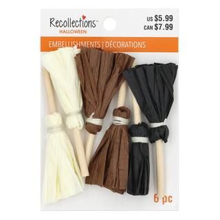 Halloween Broom Embellishments by Recollections™ | Michaels | Michaels Stores