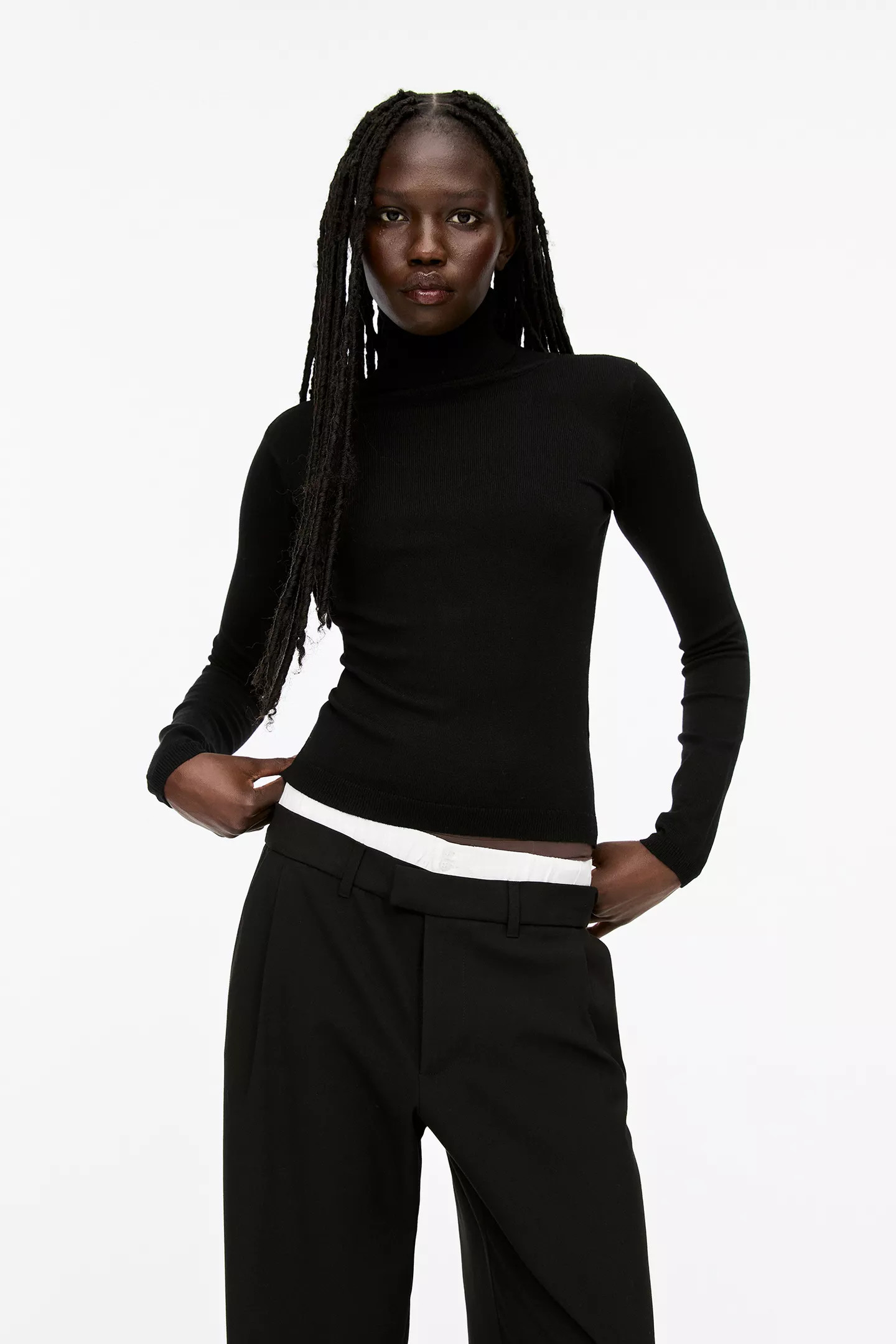 Basic high neck jumper | PULL and BEAR UK