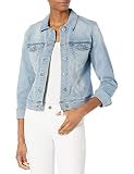 Jessica Simpson womens Peony Relaxed Denim Jacket, Back Roads, 2X US | Amazon (US)