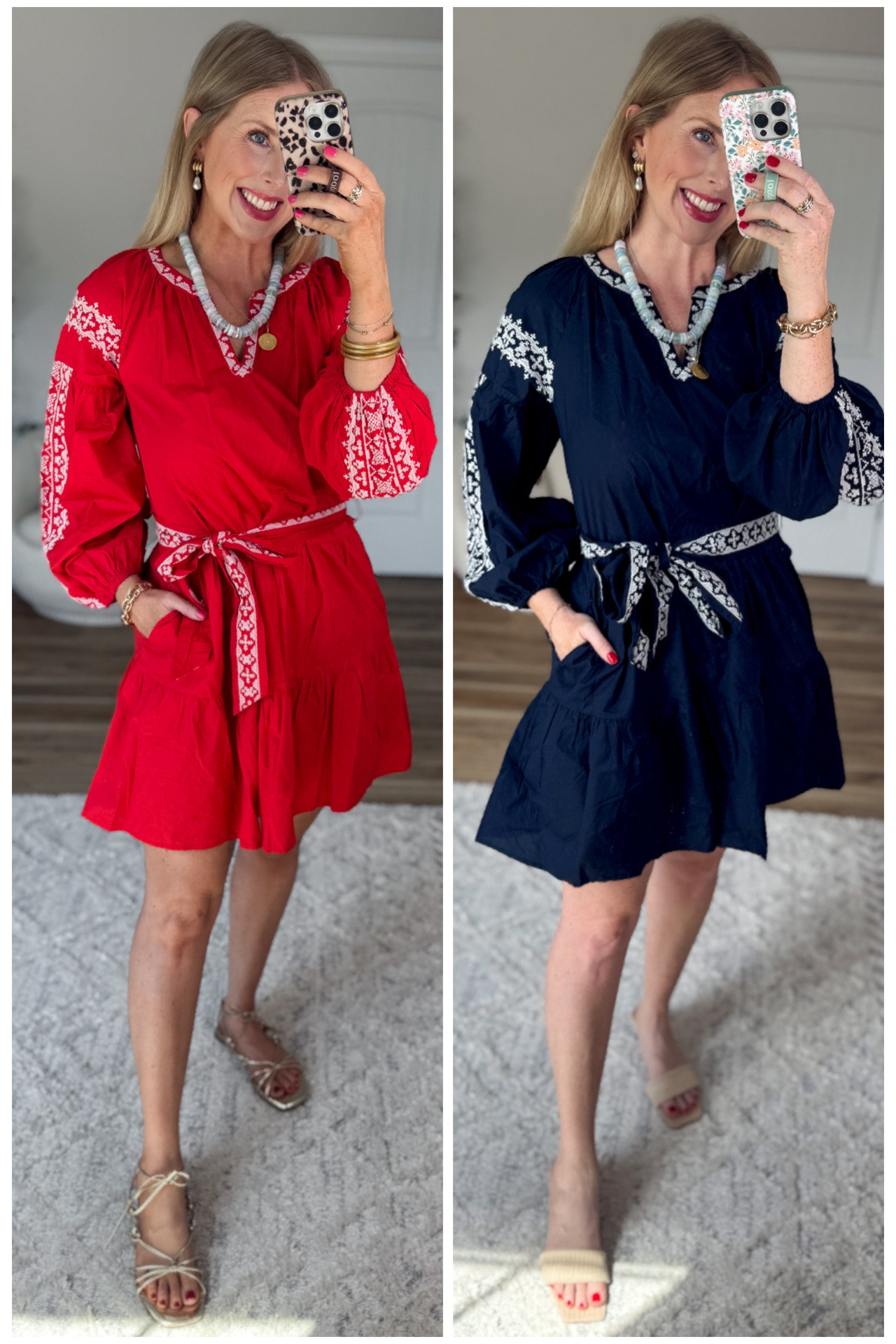2 color options in this time and tru embroidered mini dress

#LTKootd #LTKgrwm