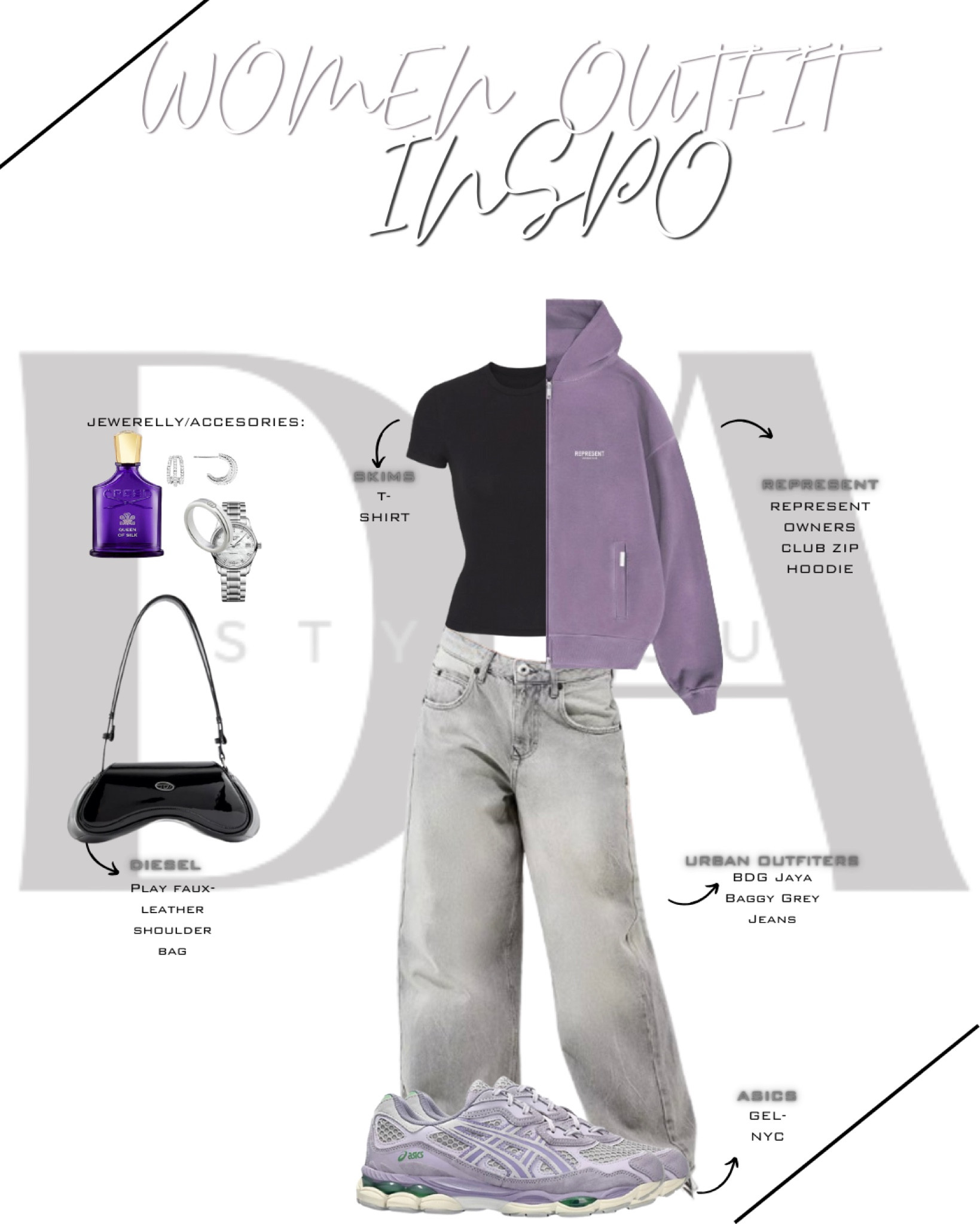 Streetwear outfit inspo
(By dastylesu)













Tags:
Purple hoodie purple zip up hoodie skims top skims black top diesel diesel bag  urban outfiters grey jeans ASICS purple ASICS 


#LTKshoecrush #LTKfamily #LTKU