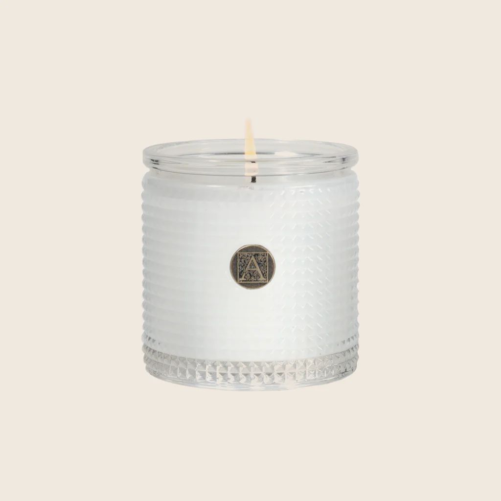 The Smell of Gardenia - Textured Glass Candle | Aromatique