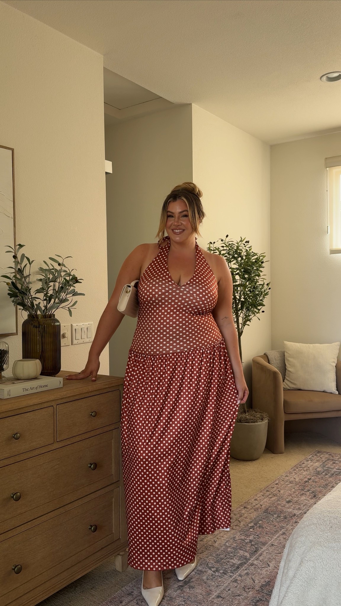 Summer wedding guest dress 🤎 I’m wearing an xl!!

#LTKMidsize #LTKWedding #LTKSummerEdit