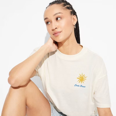 Women's Short Sleeve Oversized Graphic T-Shirt - Wild Fable™ | Target