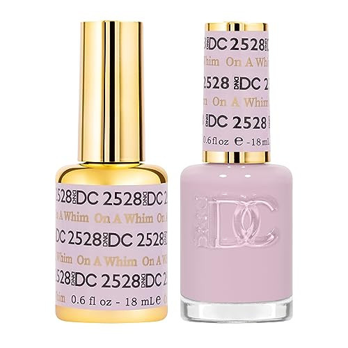 DND DC Gel Polish Set, Free Spirit Collection, UV/LED Gel Polish and Air Dry Nail Lacquer, Matching Chip-Free Polish Duo, 2528 On A Whim, 0.5 Fl Oz | Amazon (US)