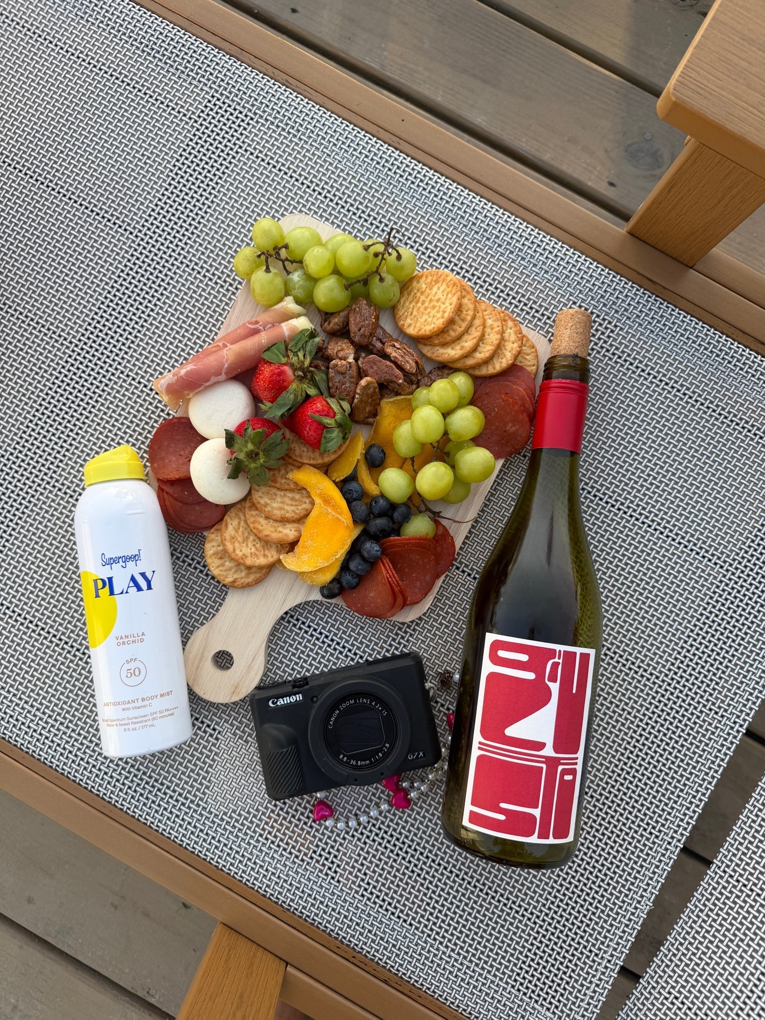 Poolside essentials 
Charcuterie board

#LTKdayinmylife #LTKHome #LTKSeasonal