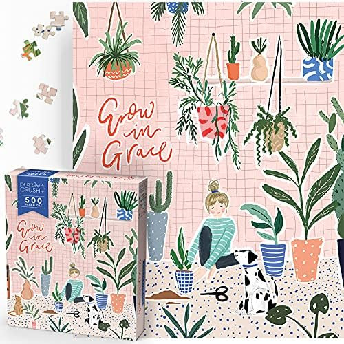 500 Piece Puzzle by Puzzle Crush - Grow in Grace by Martha Ratcliff – Quote Jigsaw Puzzle for Adults | Amazon (US)