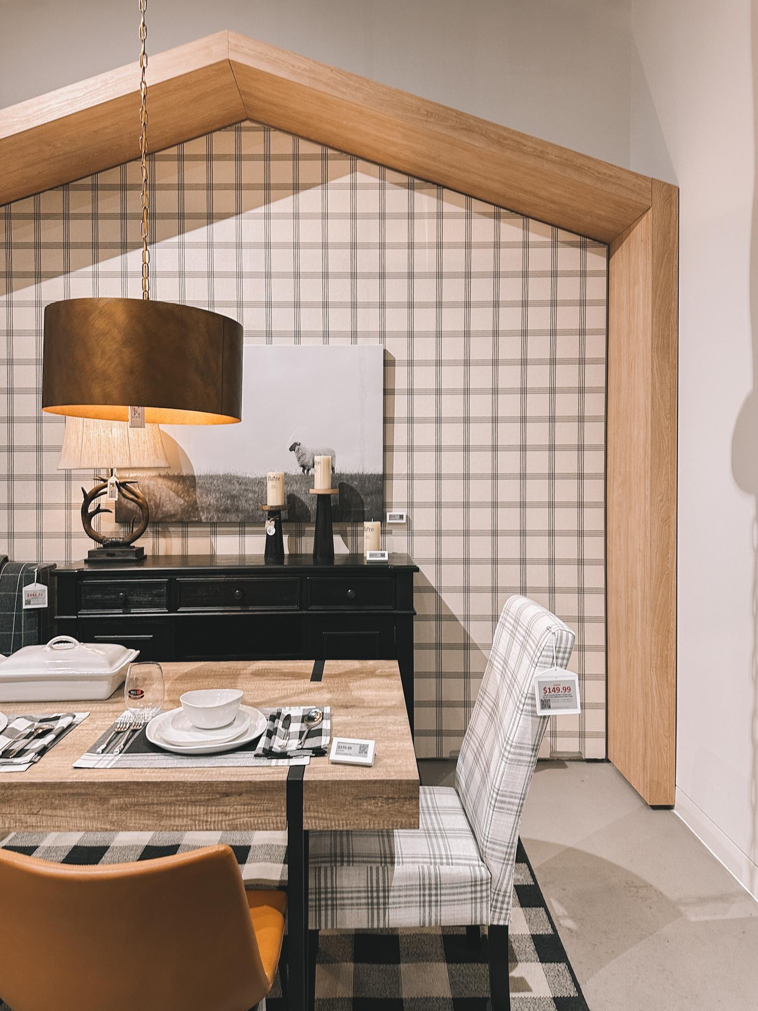 How about we check out the @Wayfair dining rooms next? Wayfair has a very talented team of designers there too, and they're ready to help you make your vision come to life and create a space you love. This was really helpful to see because we've been considering getting a new dining table, as our current one is just too big and showing a LOT of signs of wear. Anyway, my favorite pieces were the arched hutch, the drum light fixture, the leather bench, the slipcovered dining chairs, and the marble table. #wayfair #wayfairpartner 

#LTKHome #LTKSaleAlert