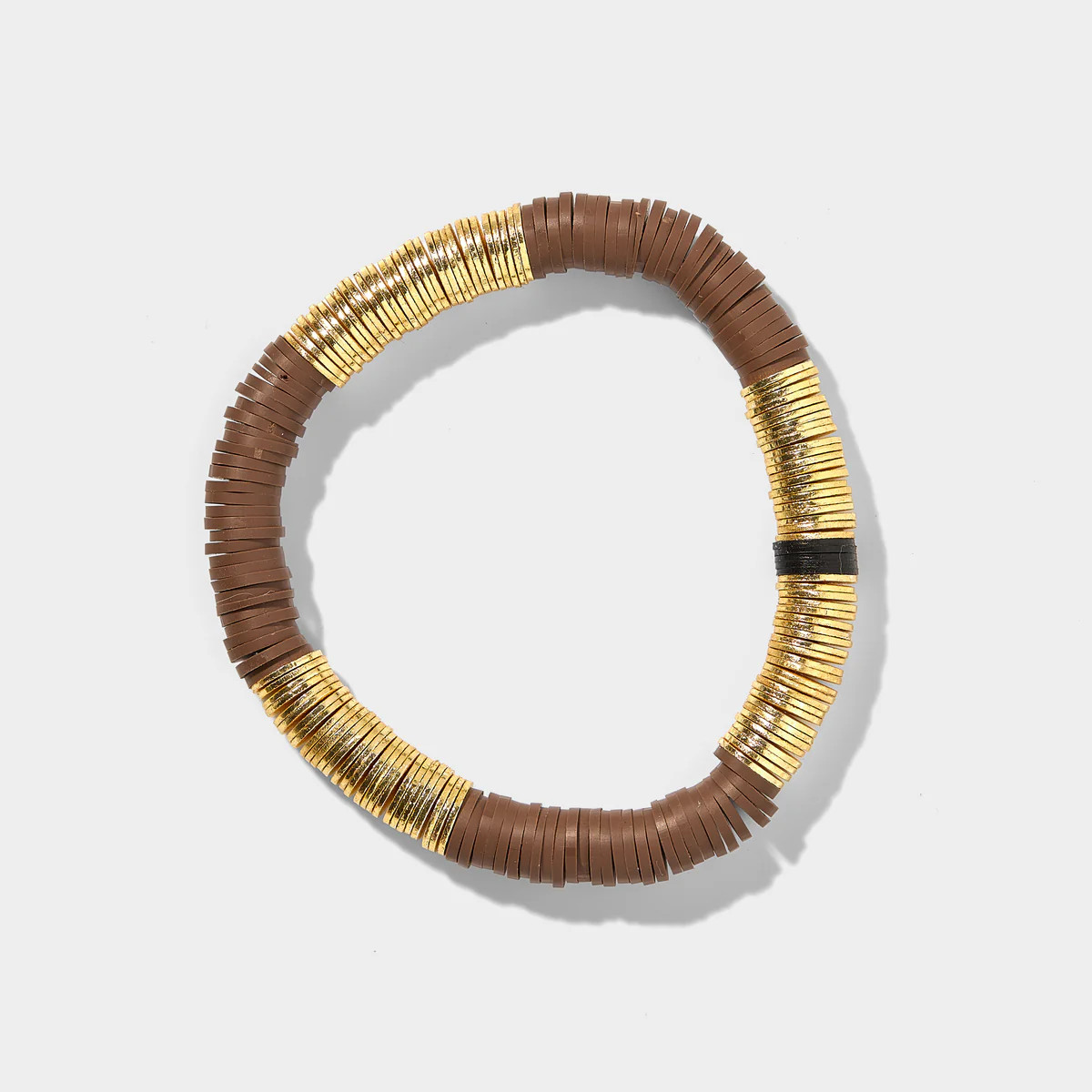 Chocolate Vinyl Bracelet 8mm | Allie + Bess