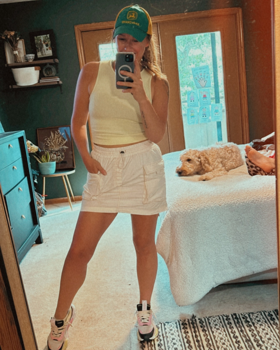 Throw on & go summer outfit! 

Skirt is sold out from target right now but added some similar ones. 

#LTKStyleTip #LTKActive #LTKMidsize