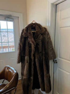 Revillon Saks Fifth Avenue Raccoon Fur Coat Long  | eBay | eBay US