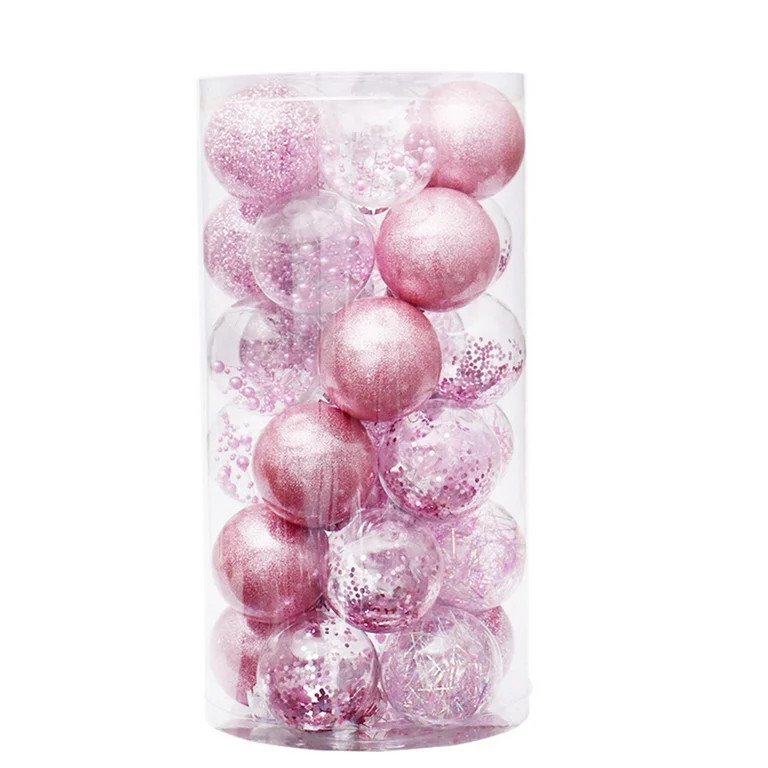 30 Pcs Christmas Balls Ornaments Essential Christmas Tree Hanging Shatterproof Decorations for In... | Walmart (US)