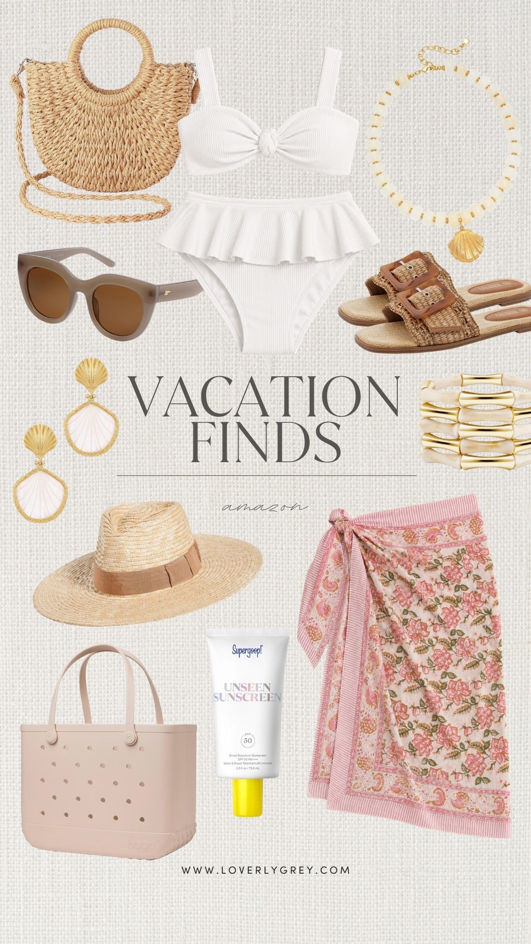 Amazon has everything you need for your next vacation 👏🏼

Loverly Grey, Amazon find, vacation finds

#LTKSeasonal #LTKTravel #LTKSwim