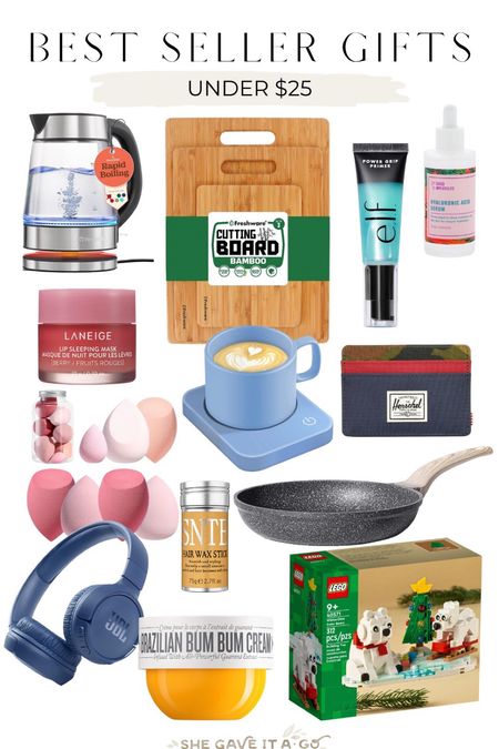 Bestseller gifts under $25 // Gift guide // Home // Kitchen // Beauty // Amazon finds // Amazon must haves

#LTKHoliday #LTKhome #LTKSeasonal