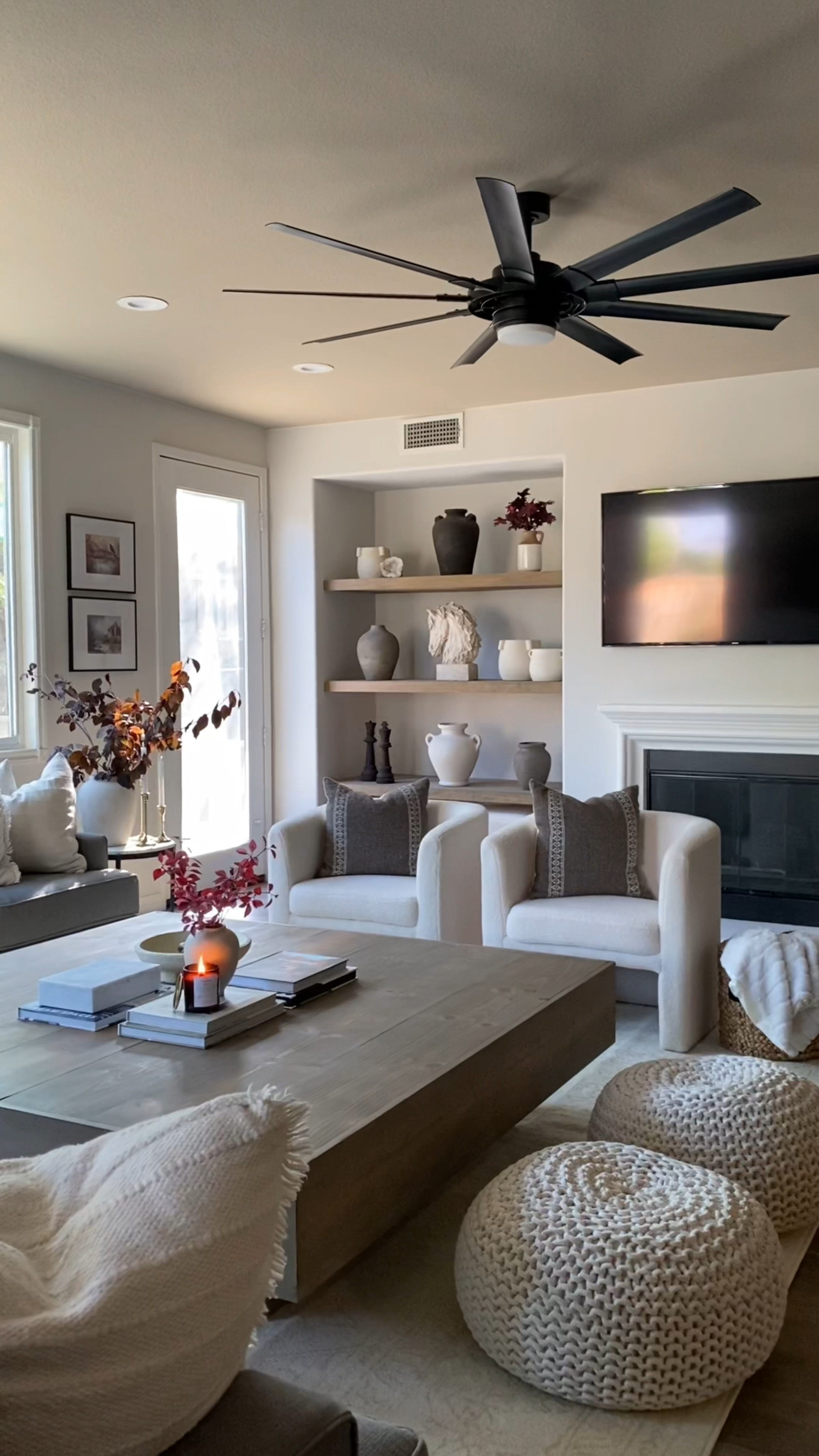 Living room decor, neutral home decor, fall home decor, cozy home, decor, affordable home decor, boucle chairs, ivory chairs, ivory rug, beige area rug, vase, fall stems, fall plant, fur throw blanket, fall candle. Pumpkin candle. 

#target #targethome #wayfair #marshalls

#LTKhome #LTKSeasonal