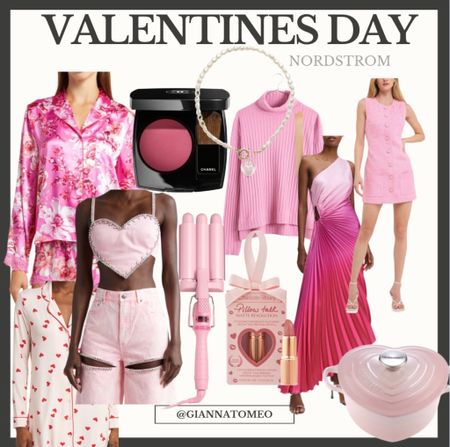 Vane times day gift guide from Nordstrom!
Pink dress 
Pink sweater
Pink pajamas 
Pink black tie dress
Blush 
Mermaid hair curler 
Pink home decor
Pink heart pan
Pink heart le crueset 
Heart top 

#LTKstyletip #LTKGiftGuide #LTKSeasonal
