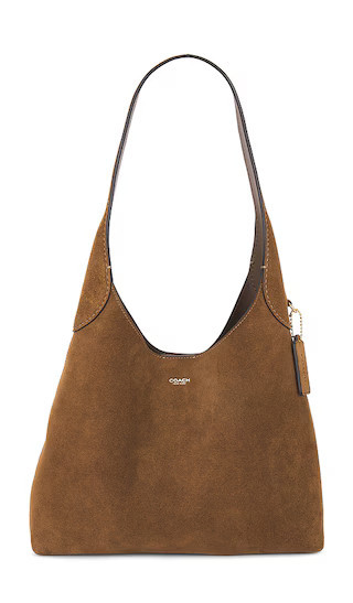 Coach Suede Brooklyn Shoulder Bag 28 in Brown. | Revolve Clothing (Global)