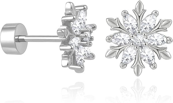 Cicy Bell Aretes tipo dormilona para mujer, chapados en oro de 18 quilates, hipoalerg\u00e9nicos,... | Amazon (US)