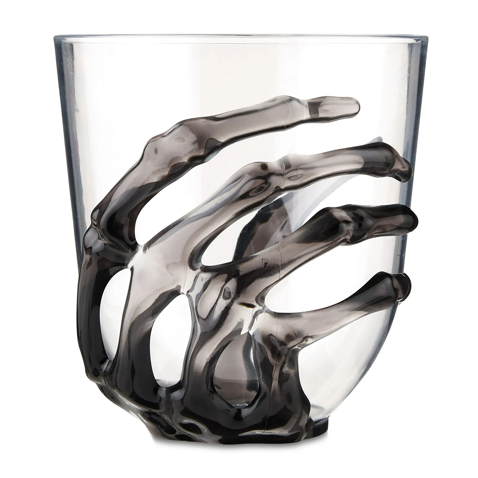 Halloween 14.5 oz Skeleton Hand Tumbler, Clear, Plastic, Partyware, Way to Celebrate! | Walmart (US)