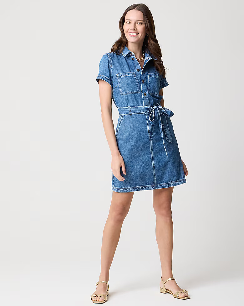 Denim utility dress | J.Crew Factory