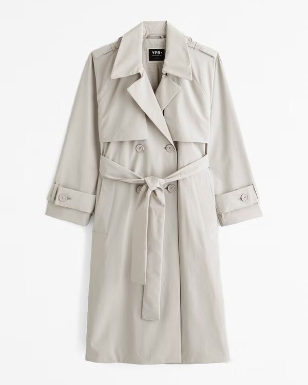 Women's YPB Trench Coat | Women's Active | Abercrombie.com | Abercrombie & Fitch (US)