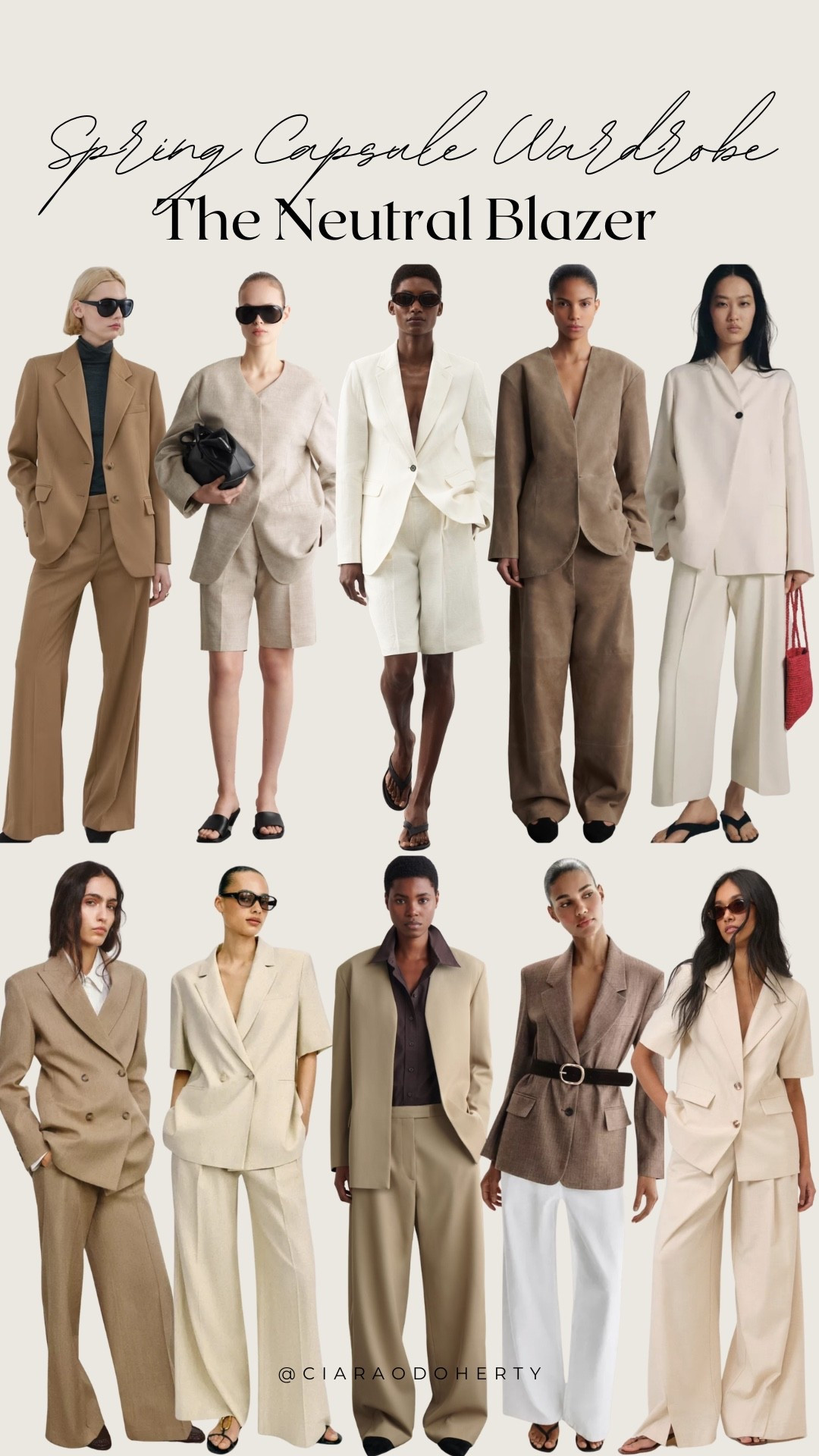 Spring Capsule Wardrobe: The Neutral Blazer

Next, Sezane, & other stories, m&s, h&m, arket, mango, cos, Zara, neutral blazer, spring new in

#LTKireland #LTKeurope #LTKspring