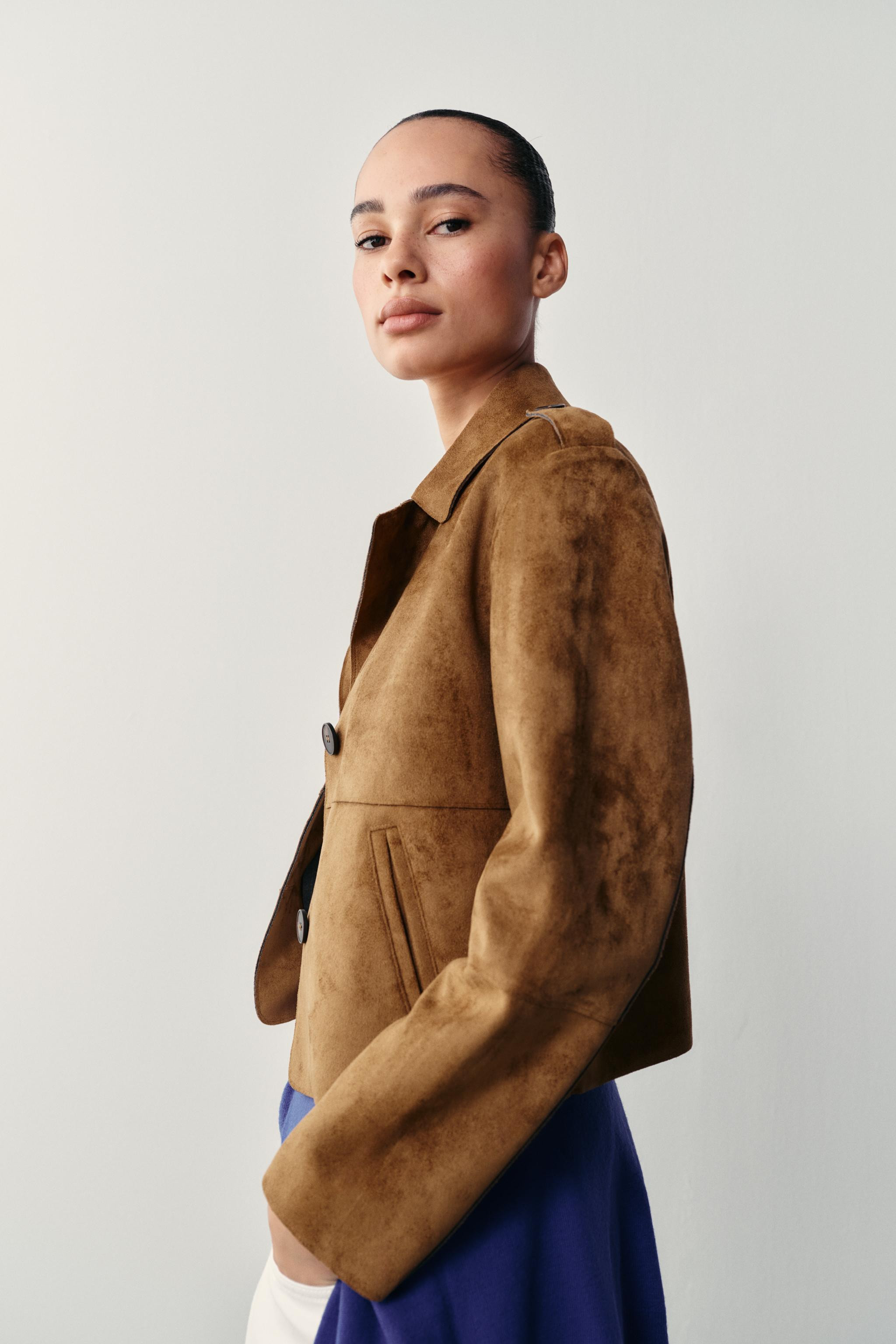 FAUX SUEDE JACKET | Zara US