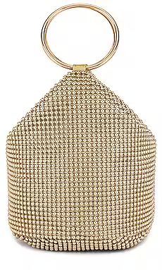 olga berg Bianca Ball Mesh Handle Bag in Gold from Revolve.com | Revolve Clothing (Global)