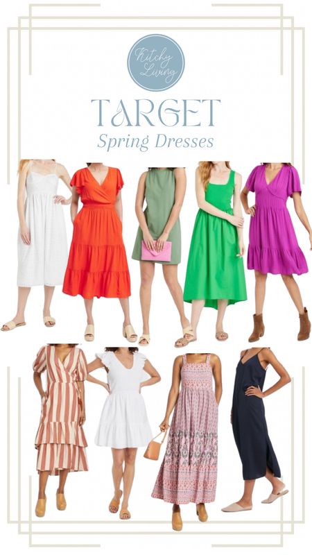 Target Spring Dresses are HERE! Check out this roundup of fun, flirty dresses! Many sizes are already selling out #addtocart #targetfinds #targetfashion 

#LTKSale #LTKunder50 #LTKSeasonal