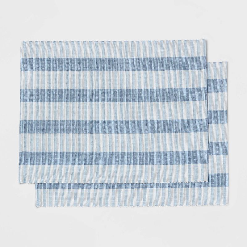 2pk Cotton Striped Placemats - Threshold™ | Target